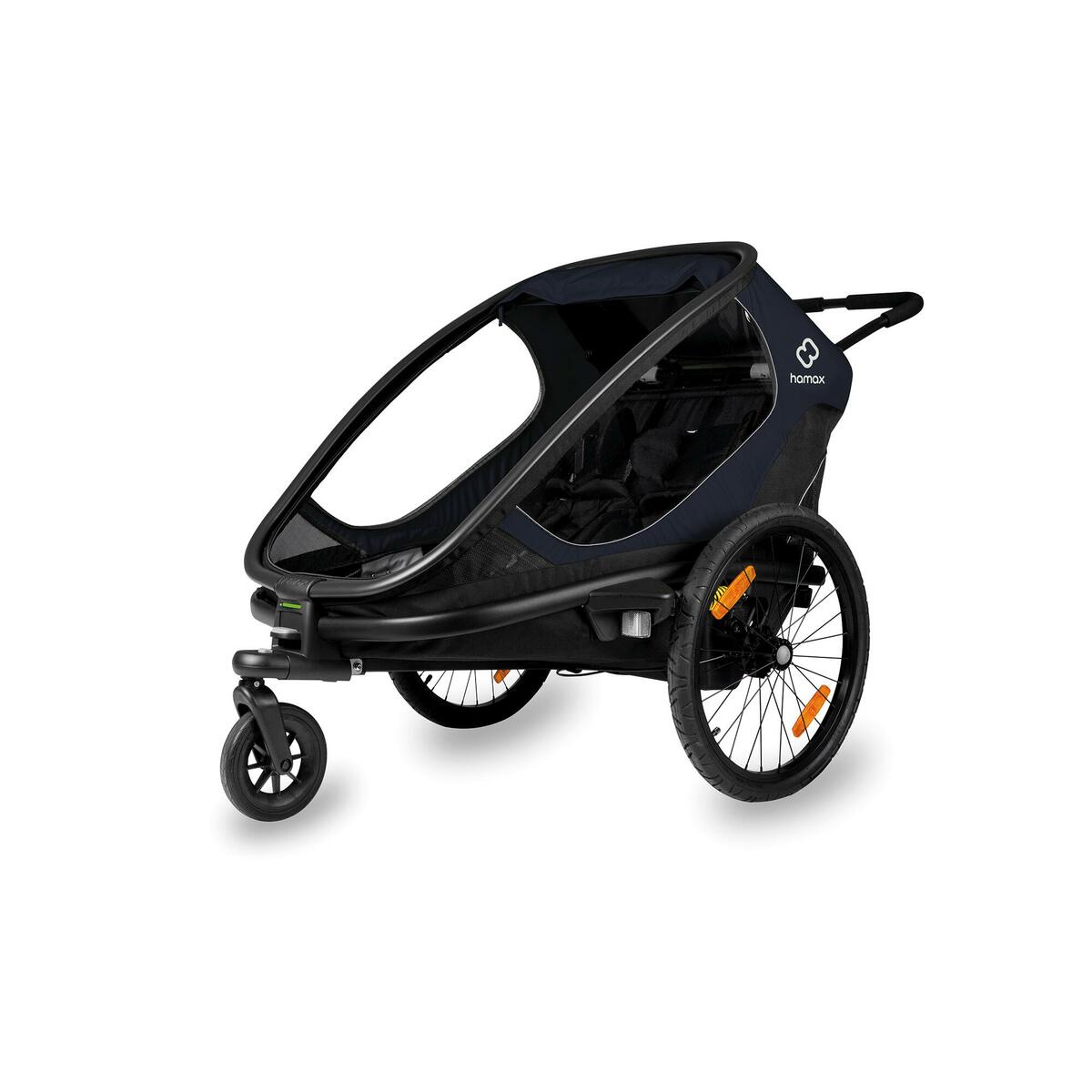 Bild 1 von Fahrradanhänger Hamax Pioneer marineblau