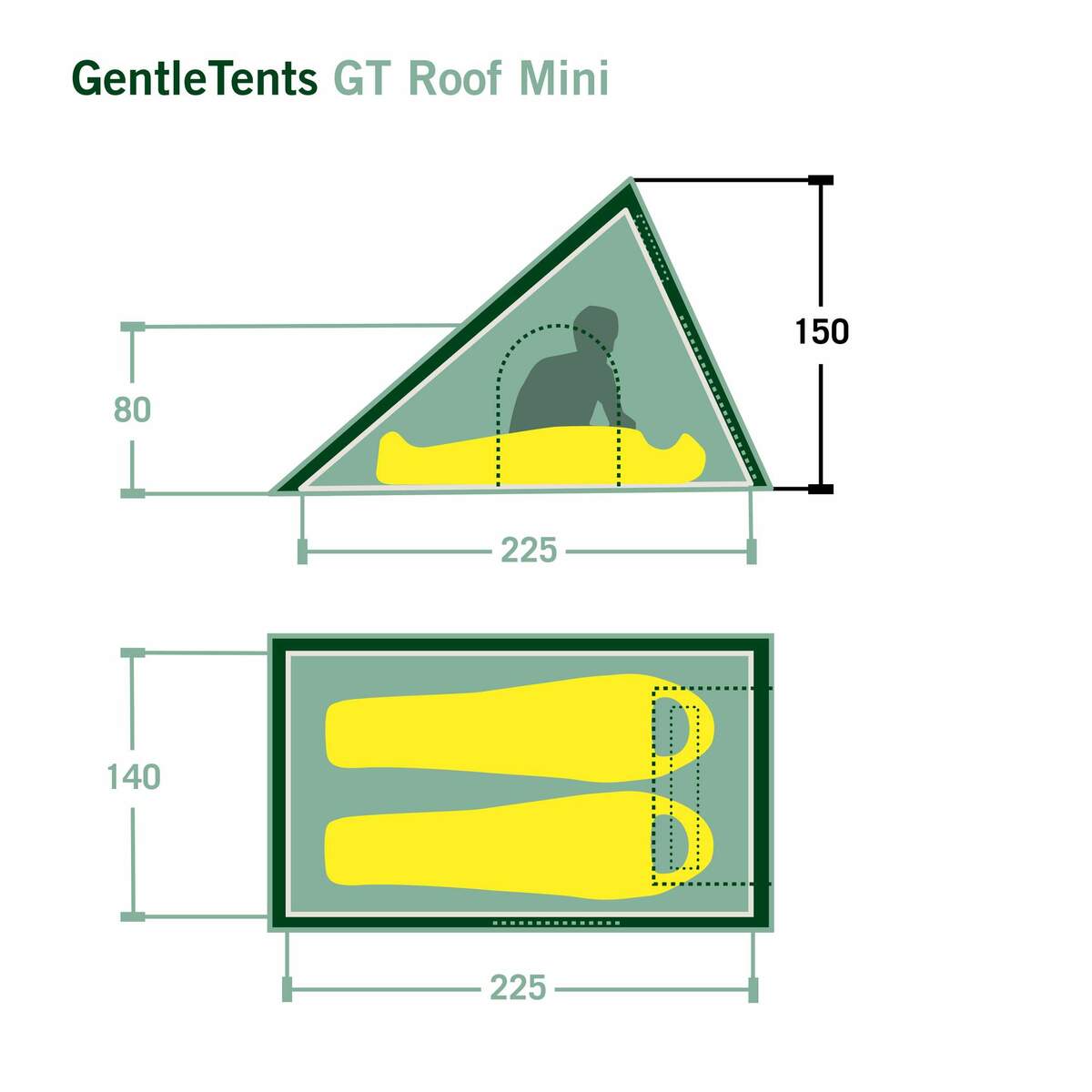 Bild 2 von GentleTents
              
                 GT ROOF MINI - Dachzelt