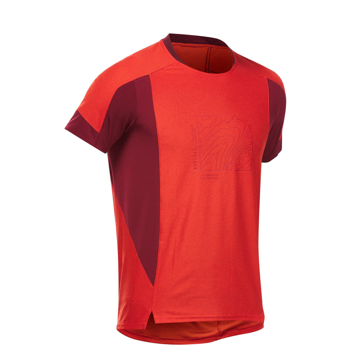 Bild 1 von Wandershirt Herren kurzarm - MH500 rot