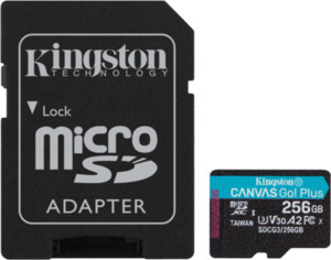 Kingston Canvas Go Plus 256 GB microSDXC + SD-Adapter