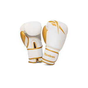 Reebok Boxhandschuhe 10oz Gold/Weiß