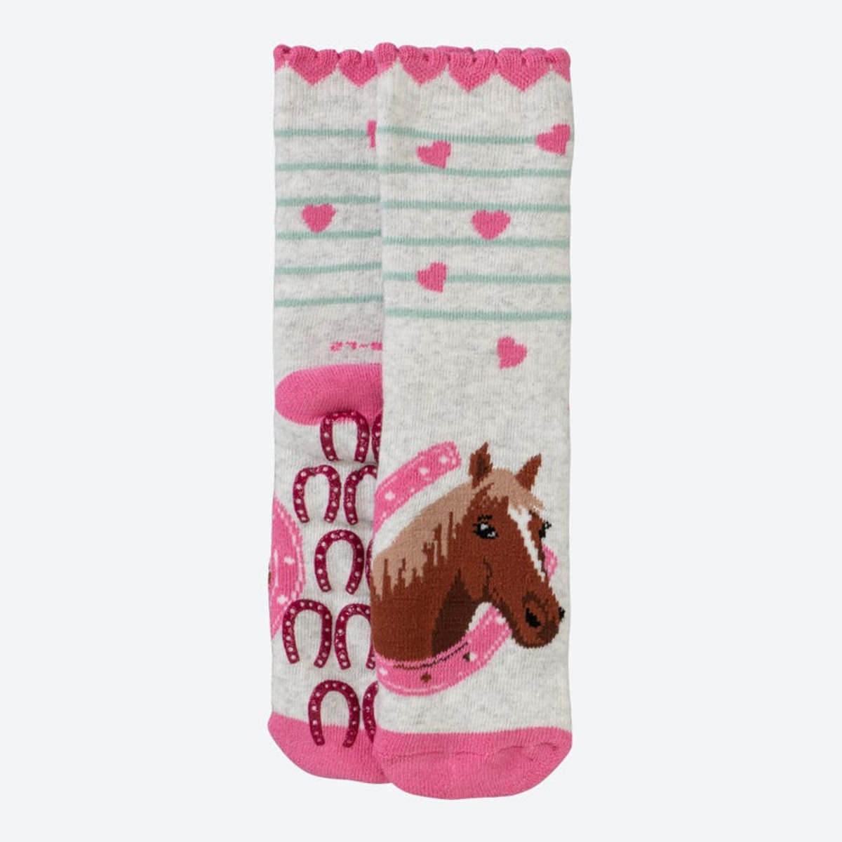 Bild 1 von Mädchen-ABS-Socken mit Pferde-Motiv