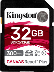 Kingston Canvas React Plus 32 GB SDHC