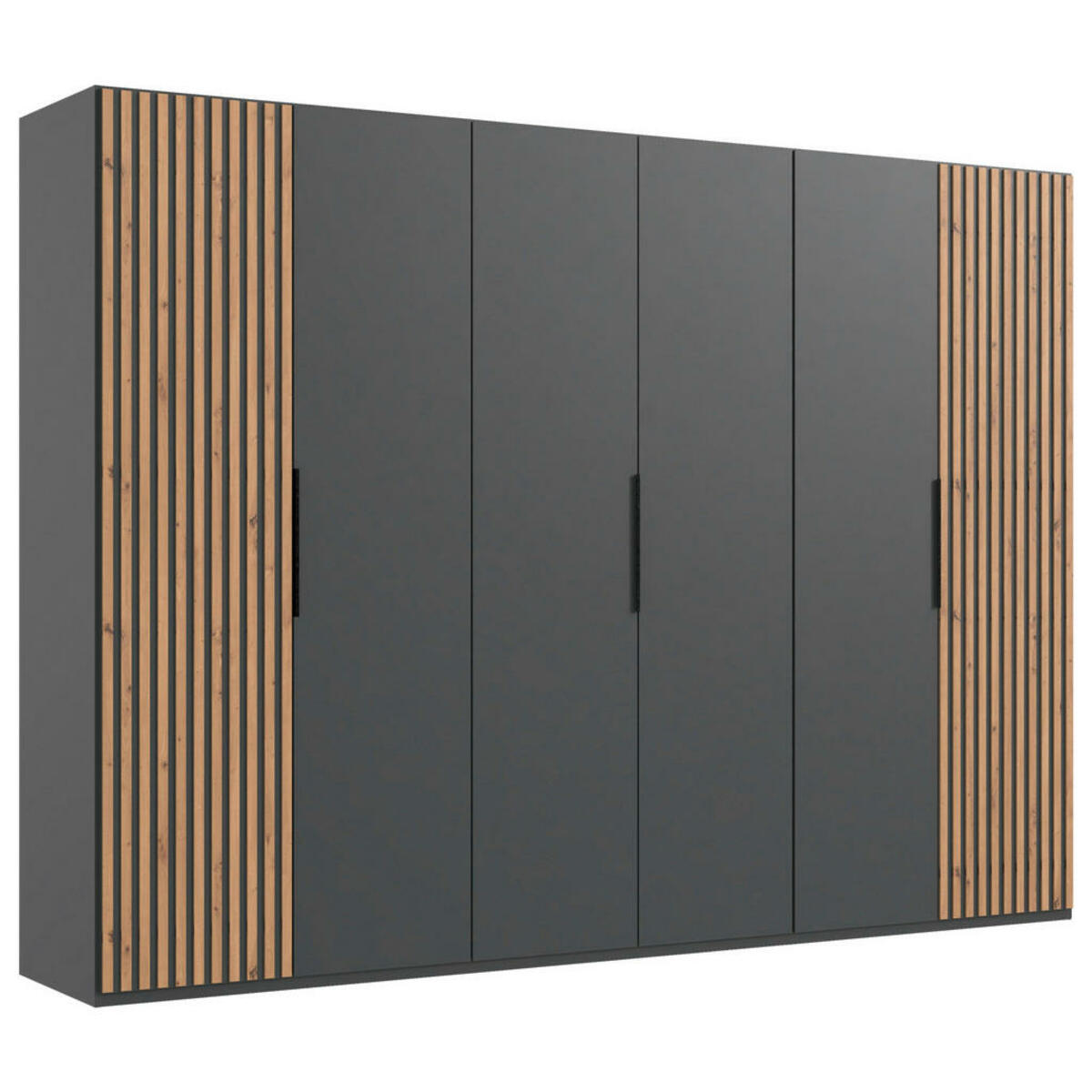 Bild 1 von MID.YOU DREHTÜRENSCHRANK Graphit, Eiche Artisan