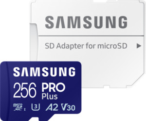 Samsung PRO Plus 256GB (2023) microSDXC + SD-Adapter