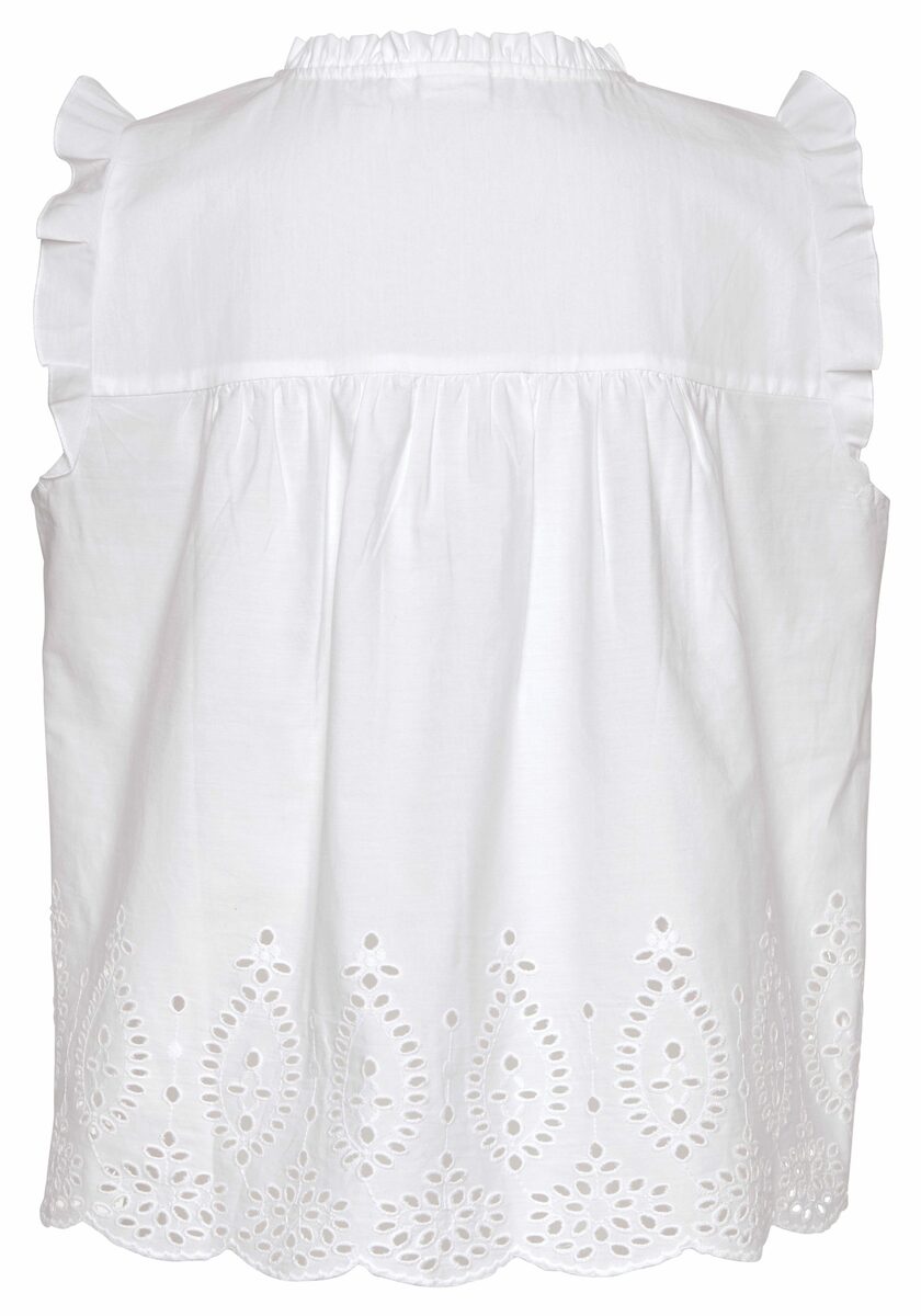 Bild 2 von Vivance Kurzarmbluse mit Broderie Anglaise