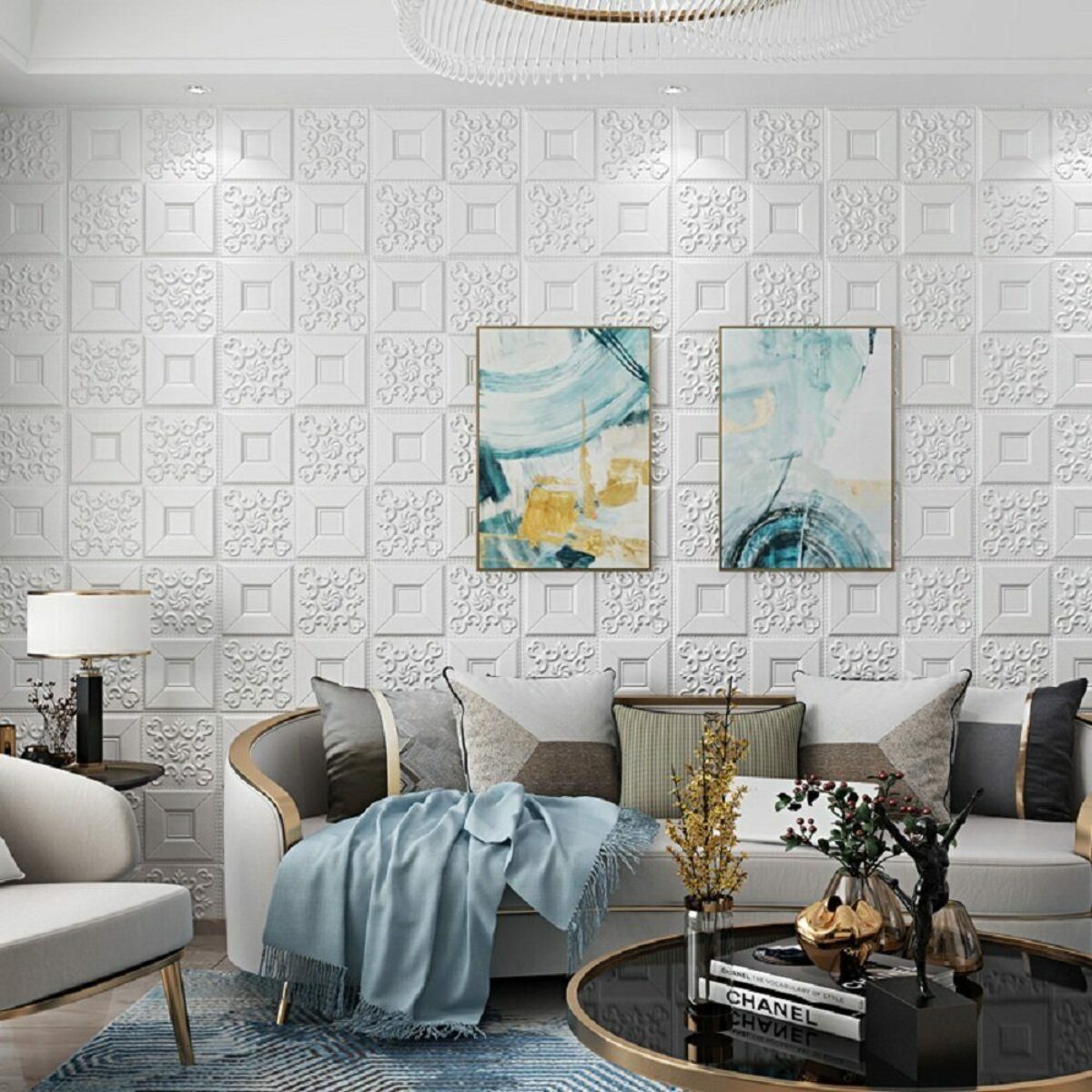 Bild 3 von DTC GmbH 3D-Tapete 70cm Wandverkleidung PE-Schaum Steinoptik Ziegel Tapete Wasserdicht, (6 St)