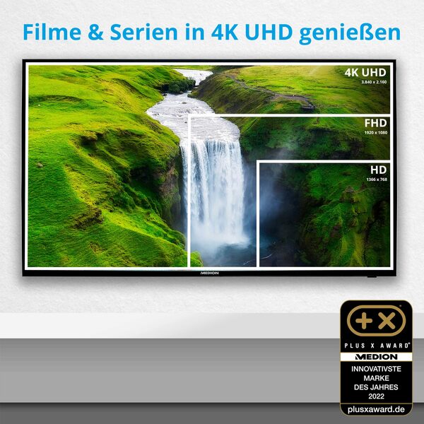 Bild 1 von Medion® MD30091 LED-Fernseher (125.7 cm/49.5 Zoll, 4K Ultra HD, Smart-TV, X15059)