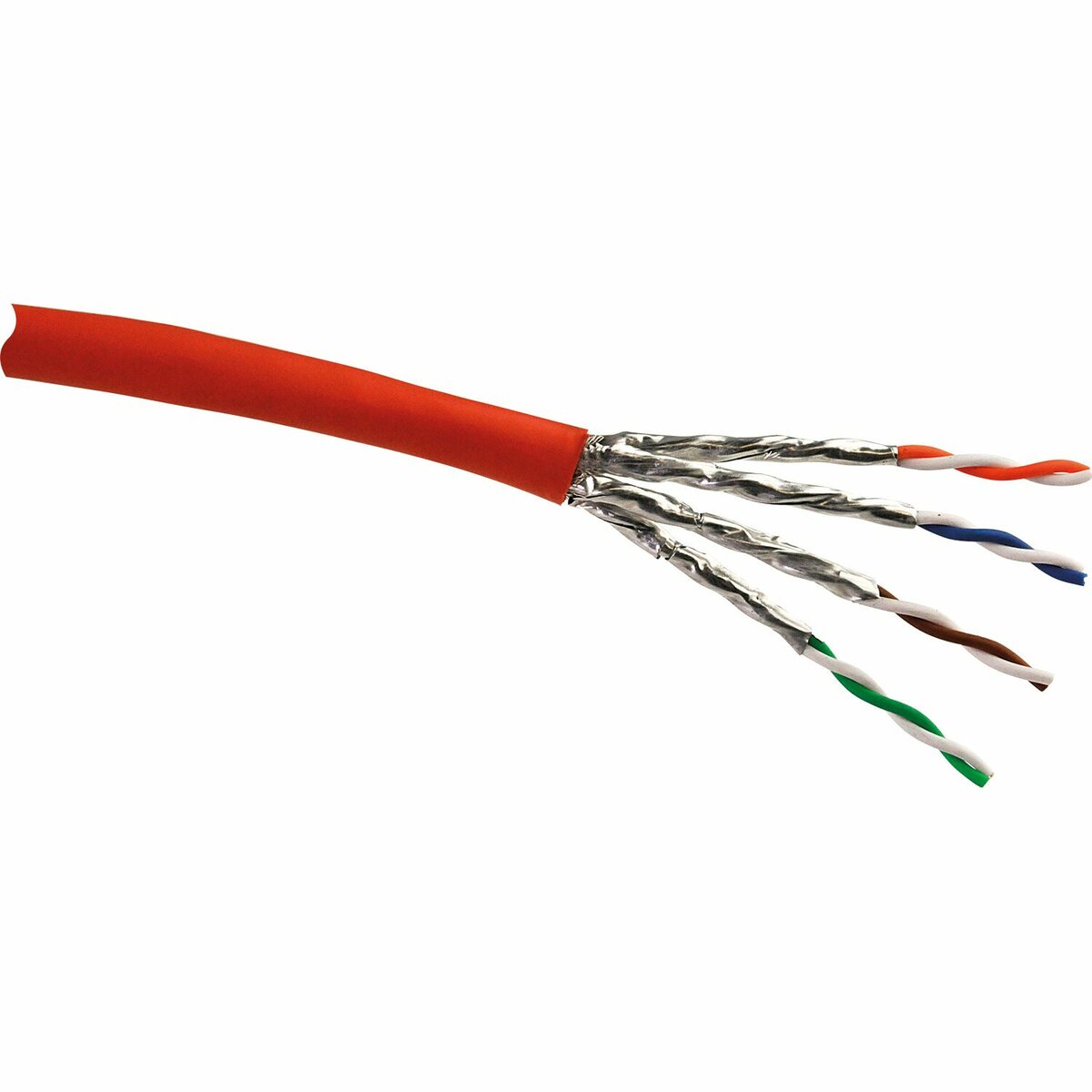 Bild 1 von Schwaiger Netzwerkkabel S/STP CAT 7 Orange 25 m