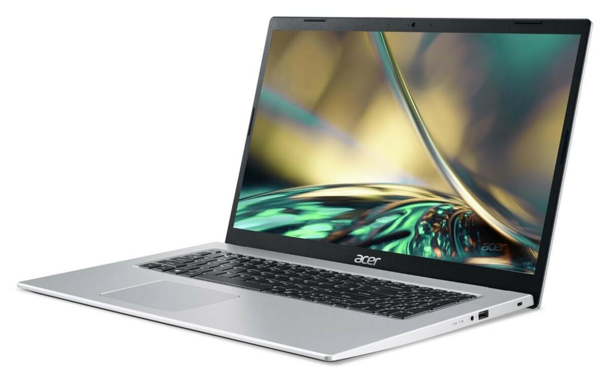 Bild 1 von Notebook Aspire 3 (A317-53-34J5), Silber, 17,3 Zoll Full-HD, Intel i3-1115G4, 8GB, 512GB SSD