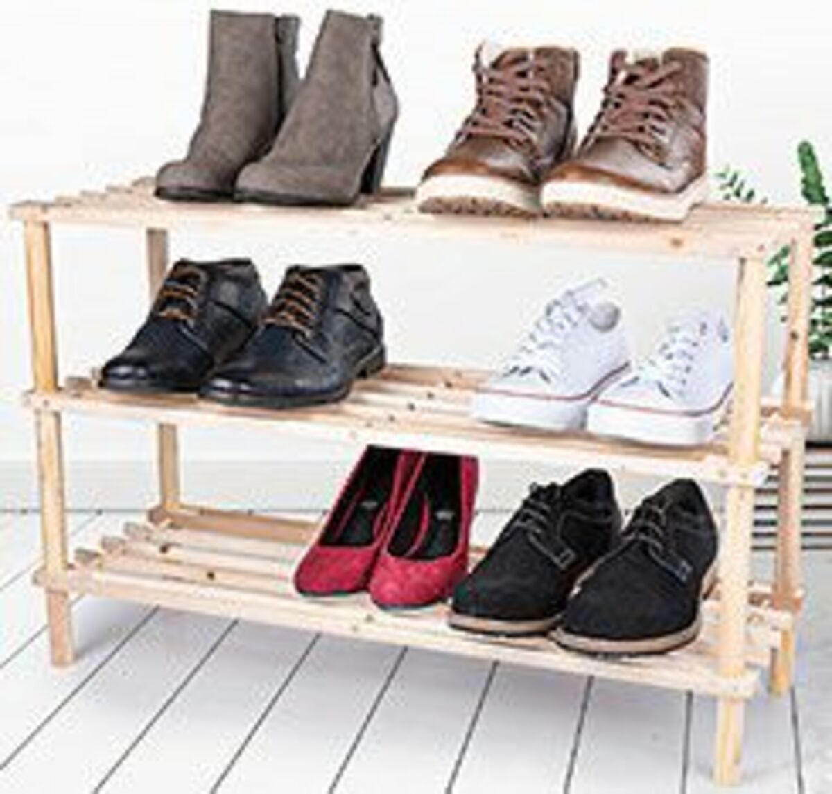 Bild 1 von alpina Holz-Schuhregal