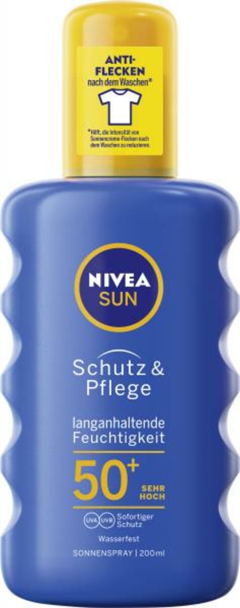 Bild 1 von Nivea Sun Schutz & Pflege Sonnenspray LSF 50+