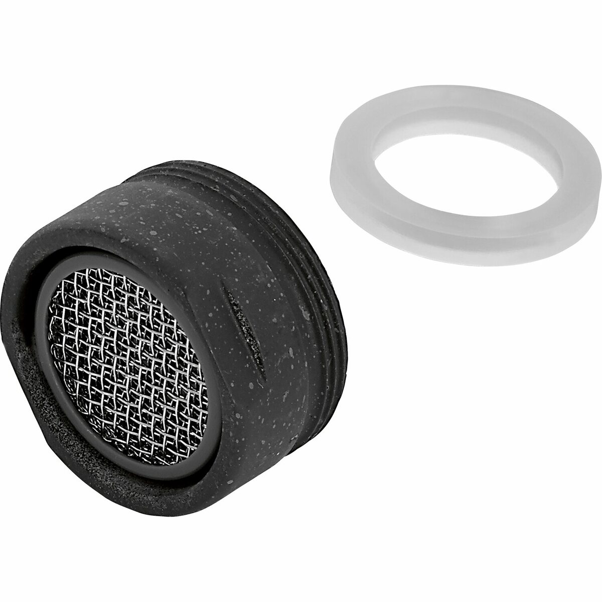 Bild 1 von Mischdüse M24 Granit Schwarz-Grau für Serie Cassai