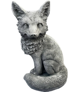 Denscho Steinfigur Schlauer Fuchs, ca. H39 cm