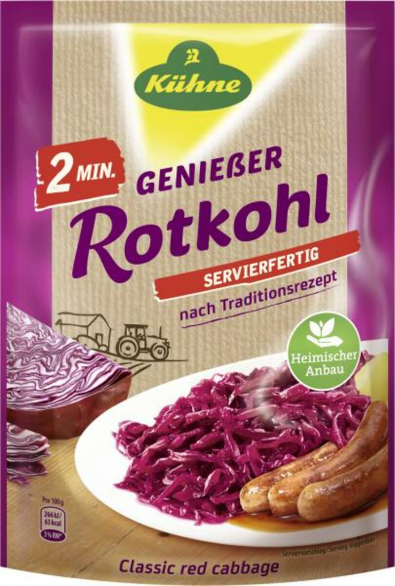 Bild 1 von Kühne 2 Minuten Genießer Rotkohl