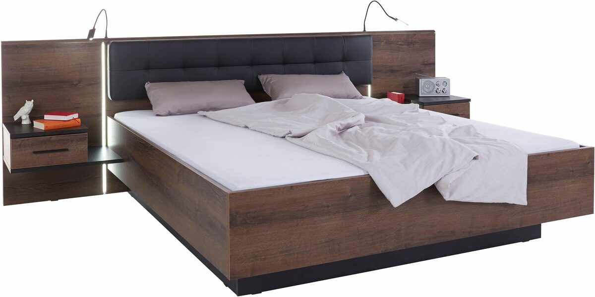 Bild 2 von FORTE Bettanlage Bellevue, inkl. Lichtleiste im Kopfteil