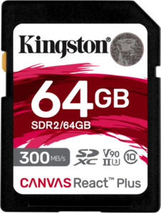 Kingston Canvas React Plus 64 GB SDXC