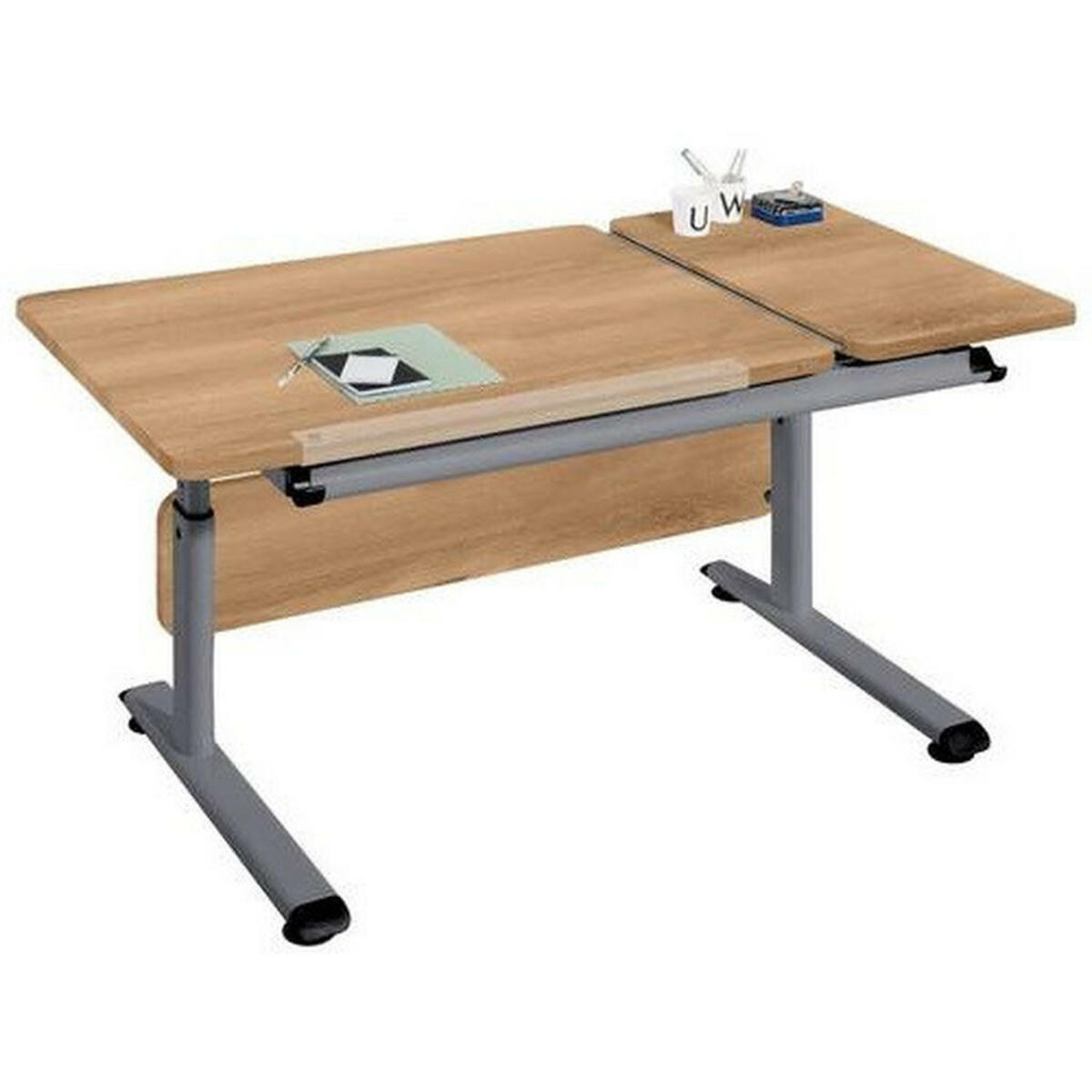 Bild 1 von Paidi JUGENDSCHREIBTISCH Silber, Eiche
