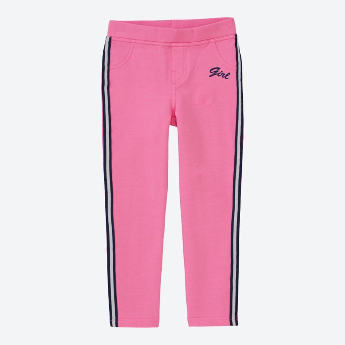 Bild 1 von Mädchen-Sweat-Leggings mit Zierband