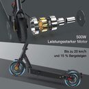 Bild 2 von LETGOSPT E-Scooter 500W Elektroscooter E-Scooter mit Straßenzulassung 10 Zoll Wabenreifen, 500,00 W, 20,00 km/h, Breites Trittbrett ABE Faltbar Elektroroller Max 40km Reichweite