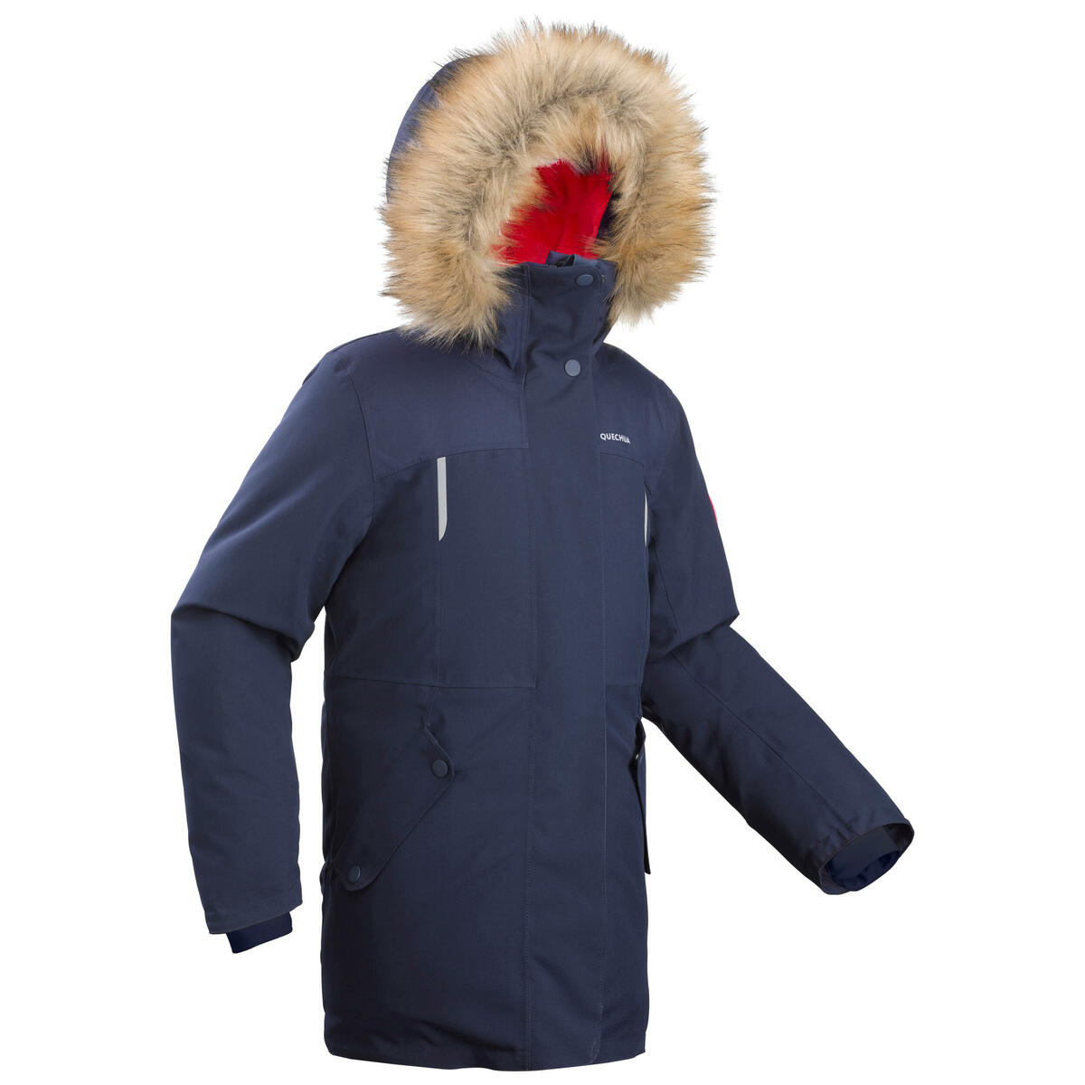 Bild 1 von Winterjacke Kinder Parka Gr. 122–170 bis -17°C warm wasserdicht Winterwandern - SH900 marineblau