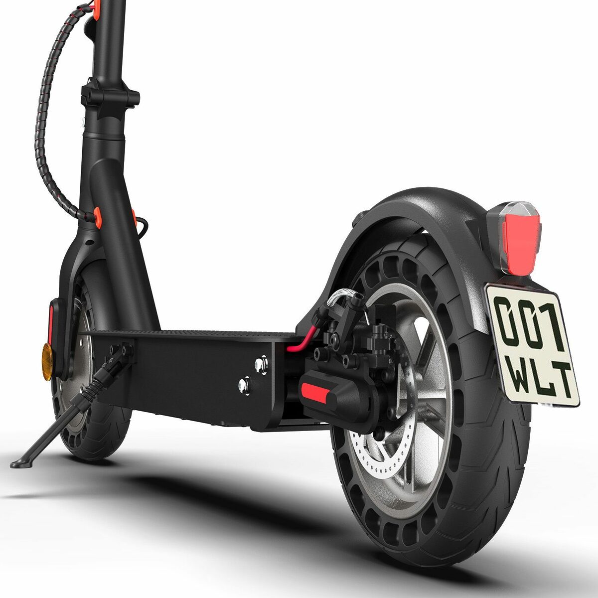 E Scooter Mit Federung Und Straßenzulassung LETGOSPT E-Scooter mit Straßenzulassung Max 40km Elektroroller mit app