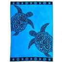 Bild 1 von Strandtuch Jacquard Türkis Schildkröten Blau 140 x 200 cm