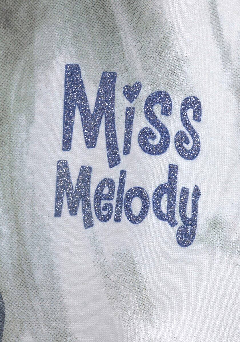 Bild 3 von Miss Melody Jerseykleid toller Frontdruck mit Glitzereffekt