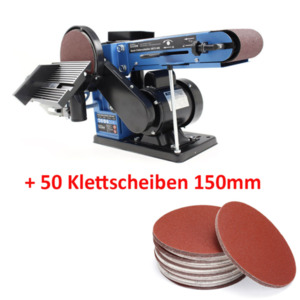 Güde Bandschleifer & Tellerschleifer GBTS 400 + 50 Schleifscheiben
