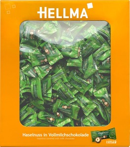 Hellma Pralinen Haselnuss in Vollmilchschokolade  380 Portionen (912 g)