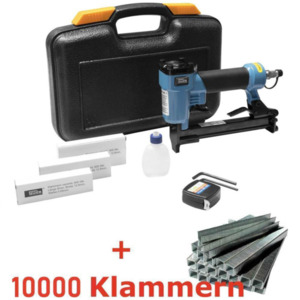 Güde Druckluft Klammergerät KN 14 + 10000 Klammern 8mm