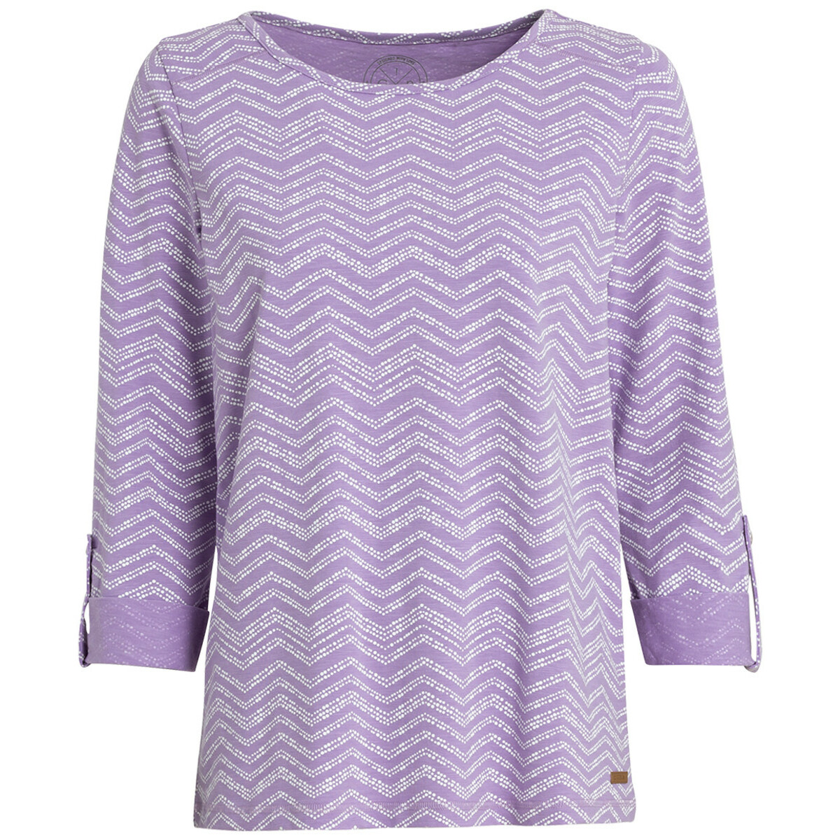 Bild 1 von Damen Shirt mit Turn-up-Ärmeln