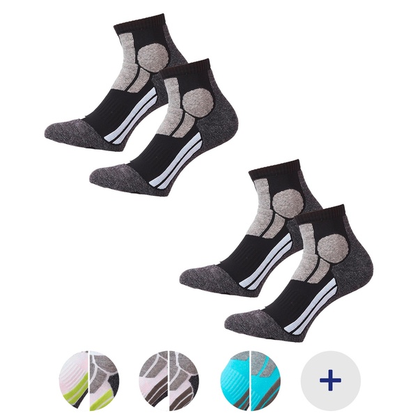 Bild 1 von CRANE Damen und Herren Sport- und Laufsocken, 2 Paar