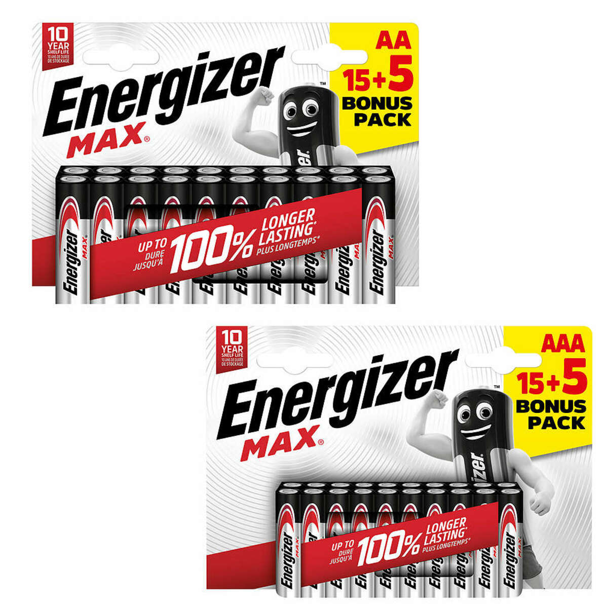 Bild 1 von ENERGIZER Alkaline-Batterien AA oder AAA