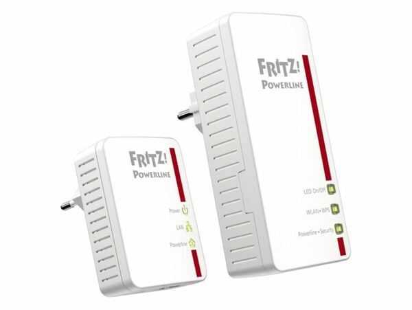 Bild 1 von AVM FRITZ!Powerline 540E, WLAN-Set, 500 MBit/s, über die Stromleitung