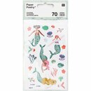 Bild 1 von Paper Poetry Sticker Mermaid Meerjungfrauen 70 Stück