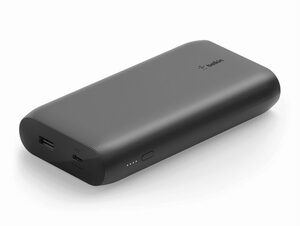 Belkin BoostCharge USB-C-PD-Powerbank 20K, 30 W, USB-C zu USB-C-Kabel, schwarz