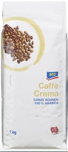 aro Kaffeebohnen Caffé Crema 100% Arabica (1 kg)