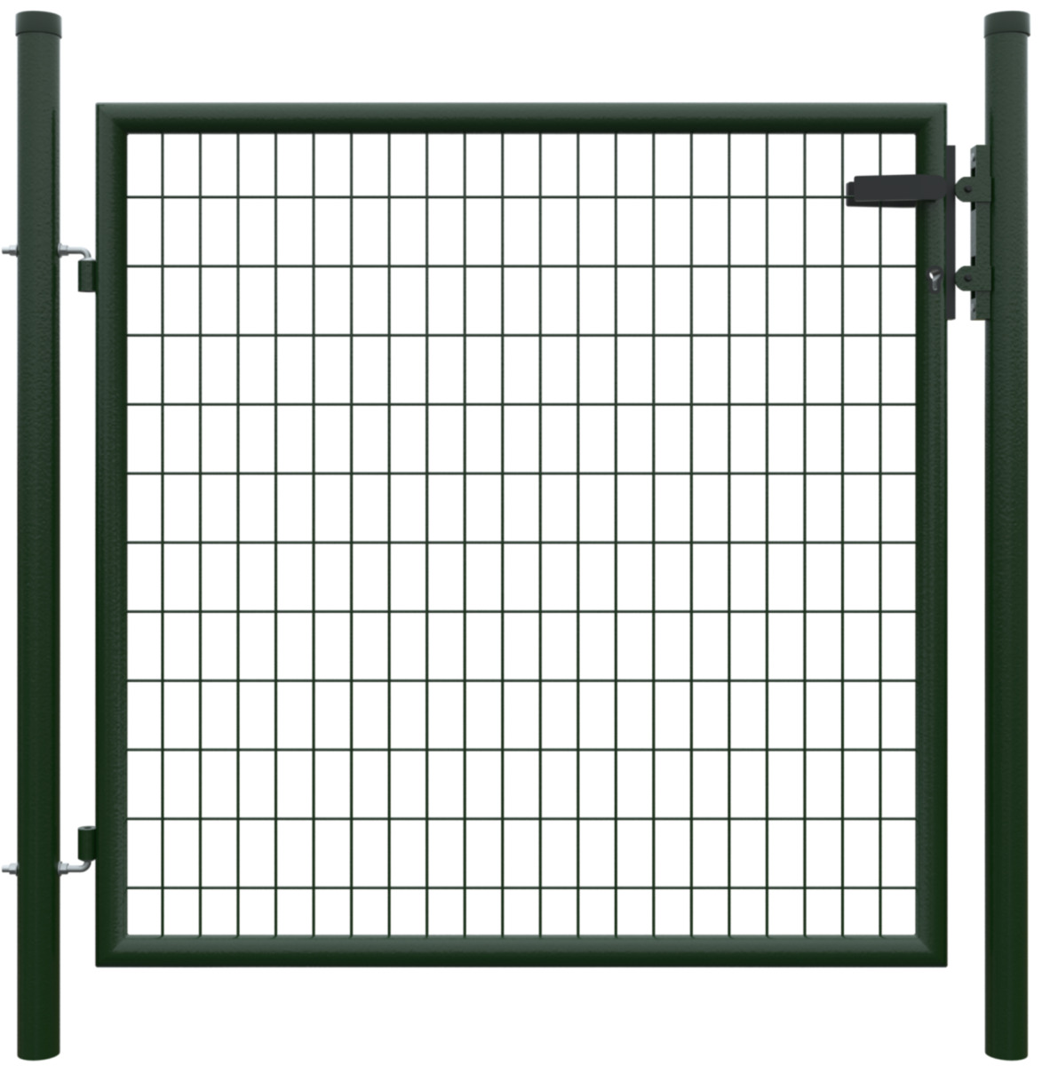Bild 1 von TETZNER & JENTZSCH - Metall Einzeltor B1250 x H1200 mm inkl. Pfosten + Beschlägen RAL7016 anthrazit