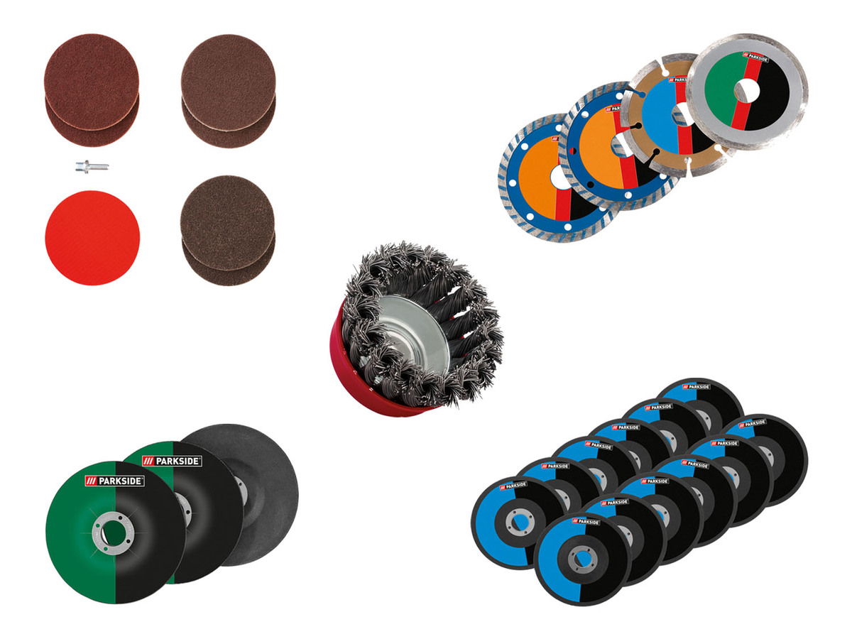 Bild 1 von PARKSIDE® Winkelschleiferzubehör-Sets