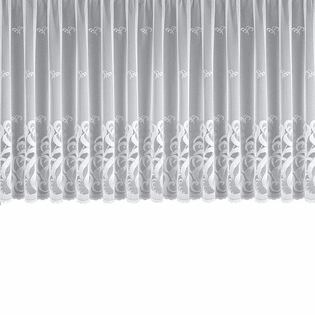 Bild 1 von Fensterstore Lauren, 125x300 cm, weiß