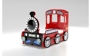 Autobett Lokomotive rot Maße (cm): B: 120 H: 137,5 Kindermöbel