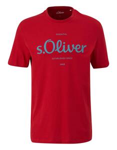 s.Oliver - T-Shirt mit Label-Print