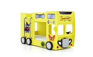 Autobett Bus gelb Maße (cm): B: 116 H: 150 Kindermöbel