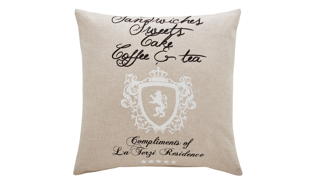 Bild 1 von GO-DE Zierkissen beige Maße (cm): B: 48 H: 48 Garten