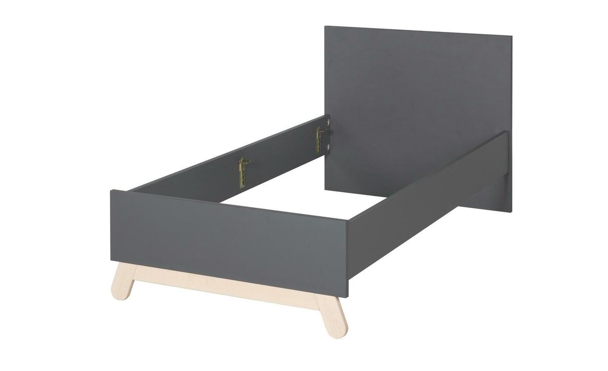 Bild 1 von Roba Bettgestell grau Maße (cm): B: 97 H: 86 Jugendmöbel