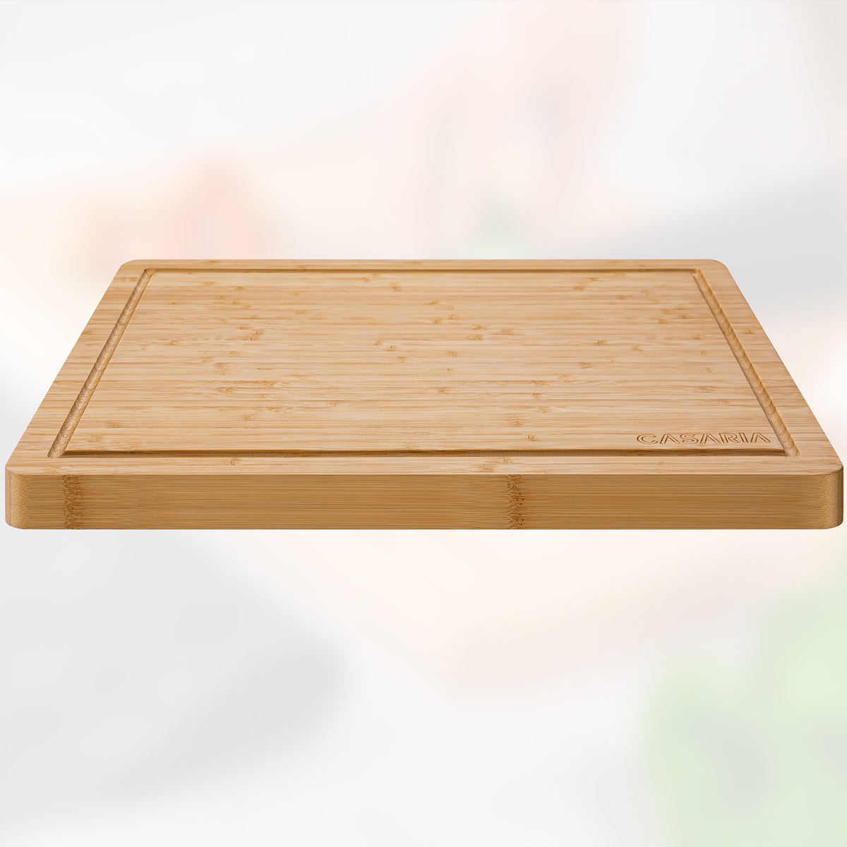 Bild 3 von monzana® Schneidebrett Bambus 43x28x2cm