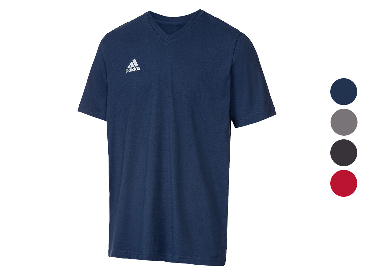 Bild 1 von adidas Herren T-Shirt mit geripptem Rundhalsausschnitt