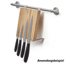 Bild 3 von AMARE Messerhalter aus Bambus mit vier innenliegenden Magnetstreifen, geeignet für Reling