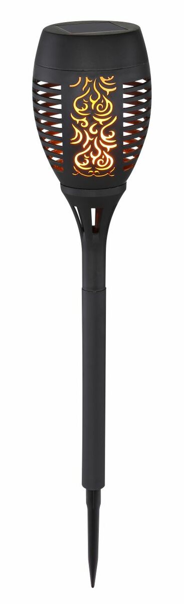 Bild 2 von Globo Lighting Solarleuchte Kunststoff Schwarz, 12x LED